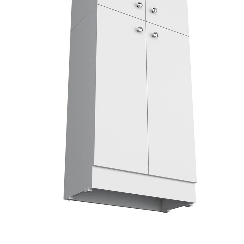 Cameron Pantry Cabinet with 4 doors and 5 hidden shelves - N/A