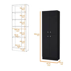 Cameron Pantry Cabinet with 4 doors and 5 hidden shelves - N/A