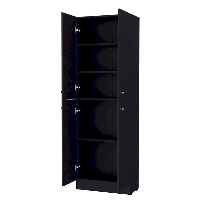 Cameron Pantry Cabinet with 4 doors and 5 hidden shelves - N/A