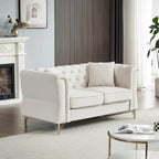 60.2 Chesterfield Velvet Sofa