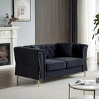 60.2 Chesterfield Velvet Sofa