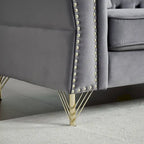 60.2 Chesterfield Velvet Sofa