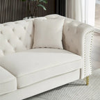 60.2 Chesterfield Velvet Sofa