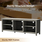 TV Stand Storage Media Console Entertainment Center, without Drawer