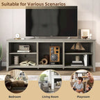 TV Stand Storage Media Console Entertainment Center, without Drawer