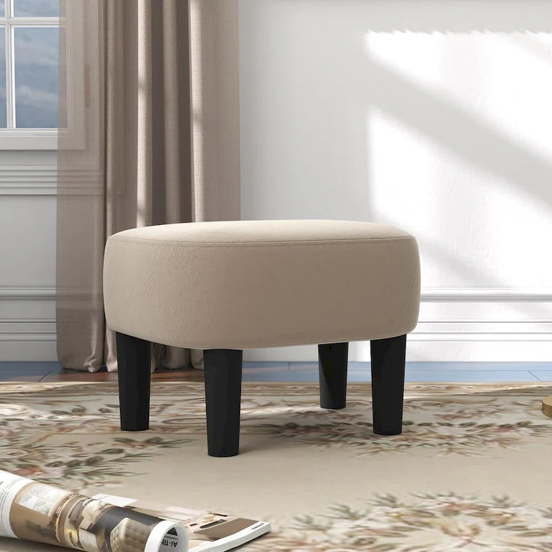 Swivel Accent Chair with Ottoman, Comfy Velvet 360 Degree Swivel Barrel Round Club Tub Sofa Chair for Bedroom Reading Room