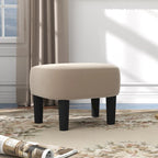 Swivel Accent Chair with Ottoman, Comfy Velvet 360 Degree Swivel Barrel Round Club Tub Sofa Chair for Bedroom Reading Room