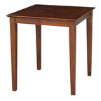 The Gray Barn Cattail Abode Espresso-finished Wood Table with Shaker Legs - Espresso