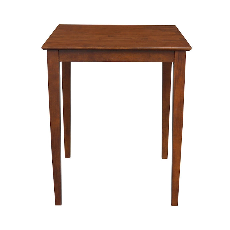 The Gray Barn Cattail Abode Espresso-finished Wood Table with Shaker Legs - Espresso