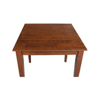 The Gray Barn Cattail Abode Espresso-finished Wood Table with Shaker Legs - Espresso
