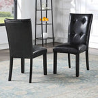 Steve Silver Santeri White and Cherry Dining Set