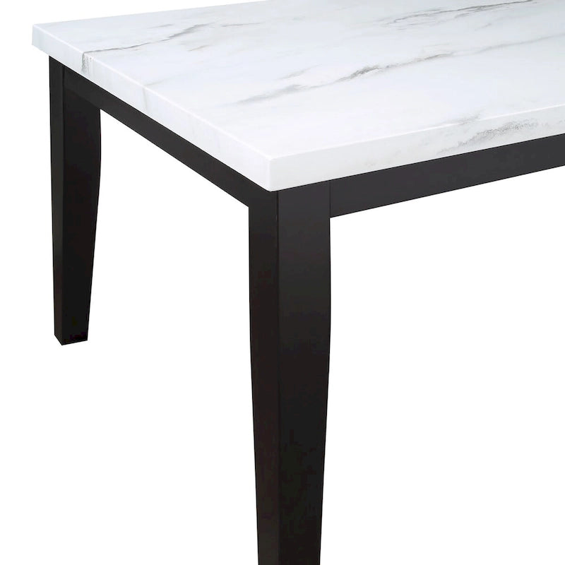 Steve Silver Santeri White and Cherry Dining Set