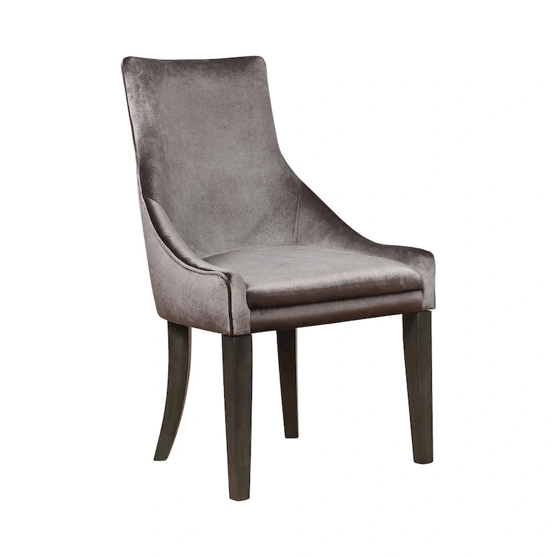 Vallerie Grey and Antique Noir 8-piece Dining Set