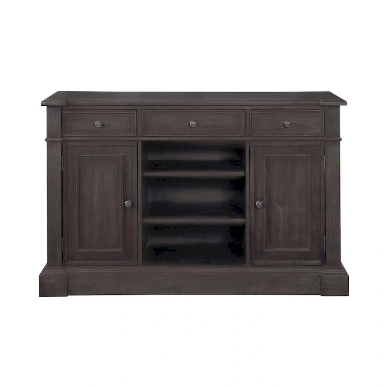Vallerie Grey and Antique Noir 8-piece Dining Set