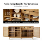 Alexis Contemporary 58Wide Sideboard with Solid Wood Legs by HULALA HOME