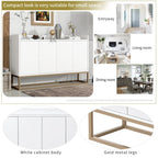 Sideboard Buffet Cabinet with Large Storage Space - 60L x 15.7W x 33.8H