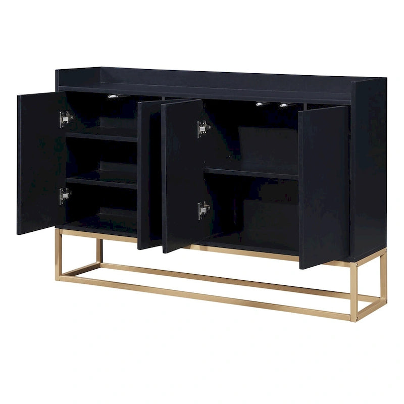 Sideboard Buffet Cabinet with Large Storage Space - 60L x 15.7W x 33.8H