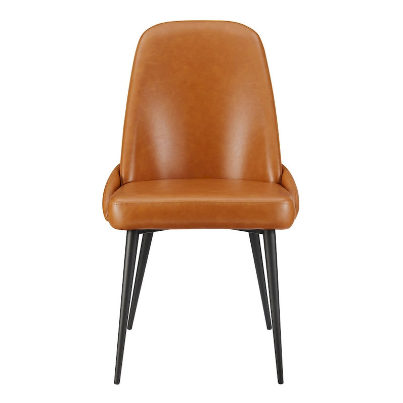 Elodie PU Dining Side Chair, (Set of 2)