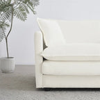 Sofa Set of 3, 1+1+3 Seats Living Room Sofa, Accent Chair, Loveseat