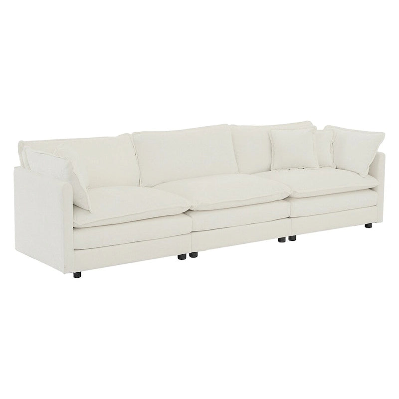 Sofa Set of 3, 1+1+3 Seats Living Room Sofa, Accent Chair, Loveseat
