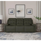 Iris Top Grain Leather Power Reclining Sofa with Power Headrests by Flexsteel