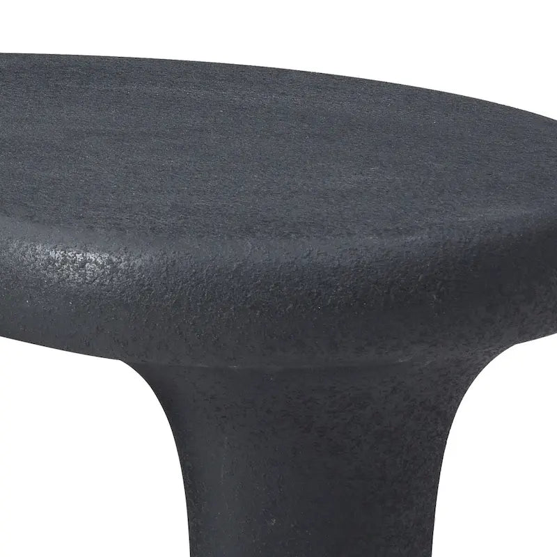 47.24 Fiberglass Cloud Coffee Table Vintage Table with 3 Support Legs, Irregular Center Table, No Need Assembly