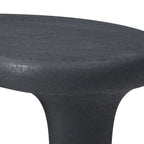 47.24 Fiberglass Cloud Coffee Table Vintage Table with 3 Support Legs, Irregular Center Table, No Need Assembly