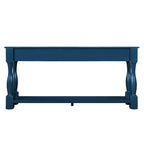 Wood Console Table with 3 Drawers and 1 Bottom Shelf