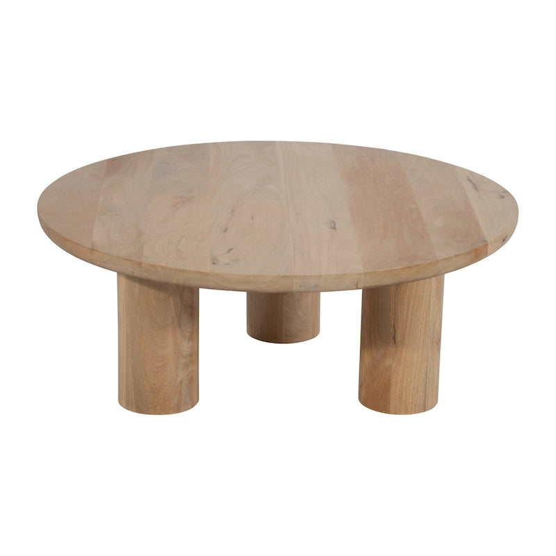 Sagebrook Home Mango Wood Elegant Pair of Boho Coffee Tables for Modern Homes