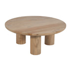 Sagebrook Home Mango Wood Elegant Pair of Boho Coffee Tables for Modern Homes