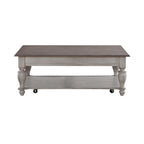 Ocean Isle Antique White Optional 3-Piece Cocktail Table Set