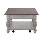 Ocean Isle Antique White Optional 3-Piece Cocktail Table Set