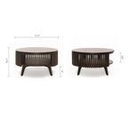 Studio London Sierra Mid Century Modern Coffee Table with Storage