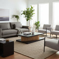 Brown/Beige Coffee Table - 60W x 35D x 16H