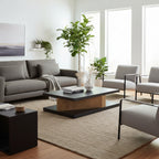 Brown/Beige Coffee Table - 60W x 35D x 16H