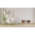 Chestnut Rounded Entertainment Unit