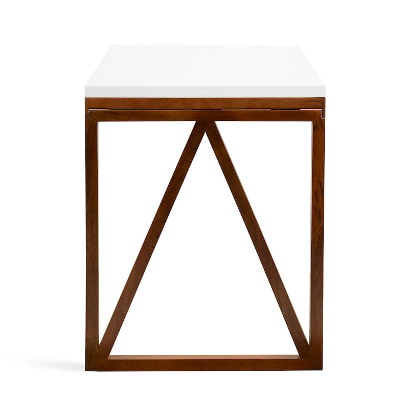Kate and Laurel Kaya Wood Wall-Mounted Table - 24x33x31