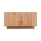 Aurelle Home Rustic Oak Rectangular Coffee Table