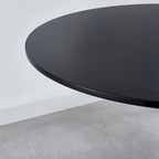 Round Dining Table with 4 Teddy Plush Fabric Chairs