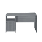 Modern Designs Classic 3-Drawer Computer Desk - Grey