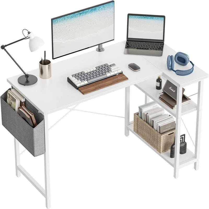 40 Inch Small L Shaped Computer Desk