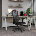 Glen Mid-Back Office Chair with Adjustable Height, Swivel and Tilt by LeisureMod