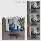 Glen Mid-Back Office Chair with Adjustable Height, Swivel and Tilt by LeisureMod