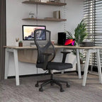 Glen Mid-Back Office Chair with Adjustable Height, Swivel and Tilt by LeisureMod