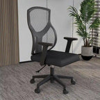 Glen Mid-Back Office Chair with Adjustable Height, Swivel and Tilt by LeisureMod