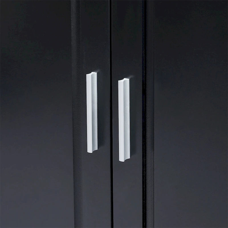 Tall and Wide Storage Cabinet with Doors for Bathroom,Three Drawers