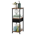 Freestanding Toilet Paper Storage Cabinet with Sliding Storage Drawer