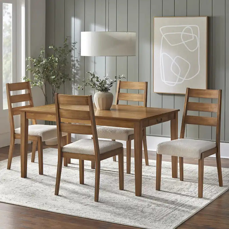 Lifestorey Palmer Solid Wood Dining Chairs (Set of 2)