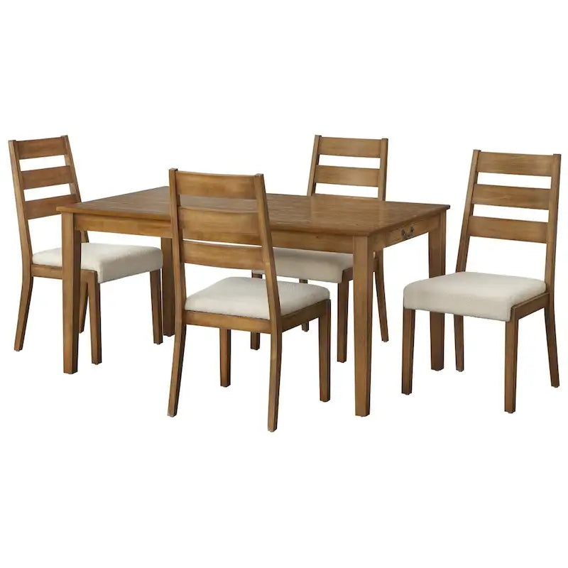 Lifestorey Palmer Solid Wood Dining Chairs (Set of 2)