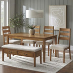 Lifestorey Palmer Solid Wood Dining Chairs (Set of 2)